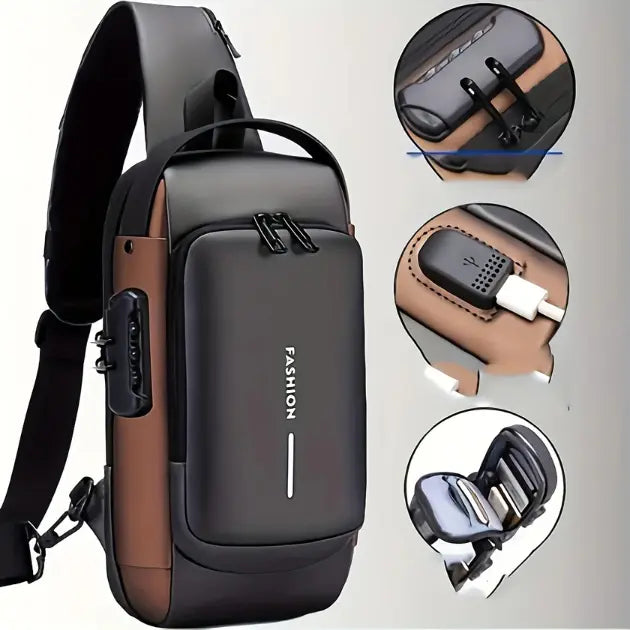 Mochila Anti-Roubo Com Carregamento USB