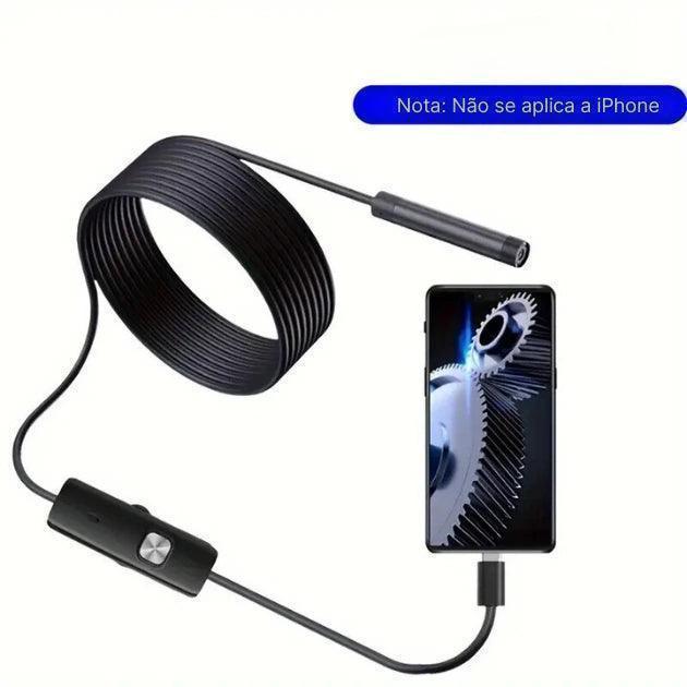 Câmera Endoscópica para Celular LED